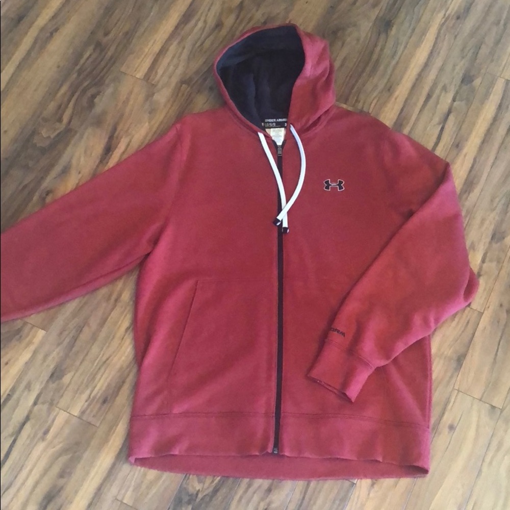 Under Armour heathered red sweatshirt